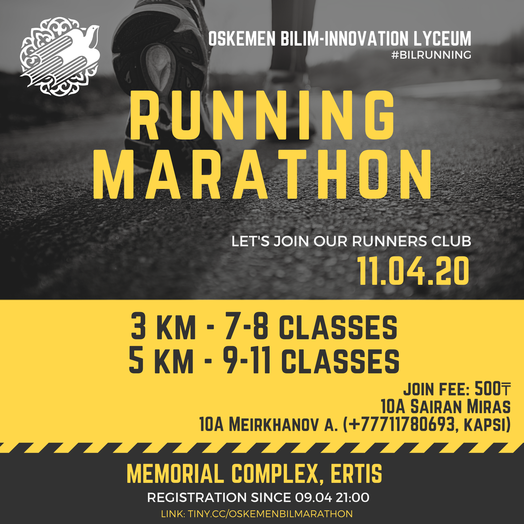 RUNNING MARATHON. 11.04.2021